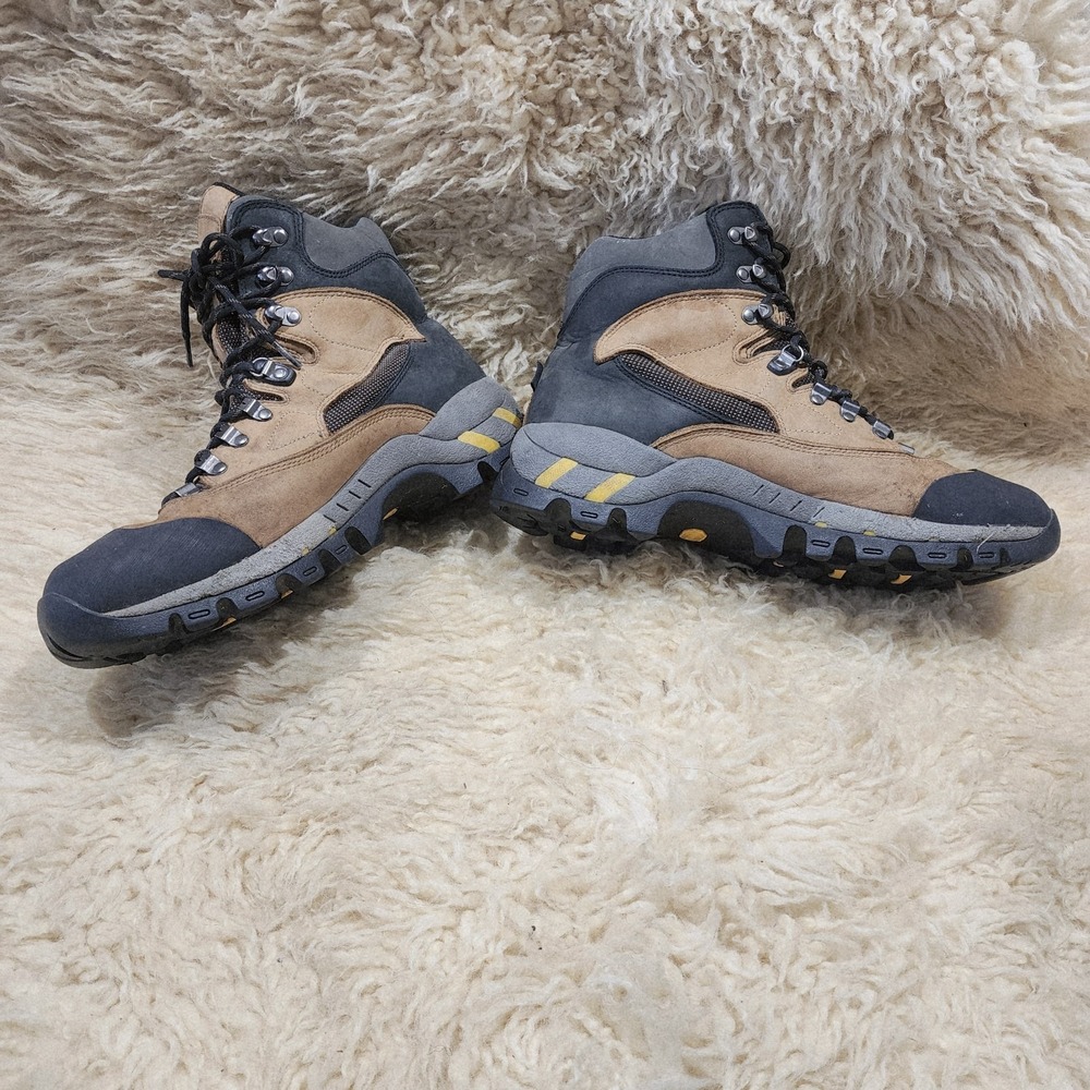 Vasque Gore-Tex Vibram Hiking Boots Men's 12 Wide Brown Leather Trail Backpackin - Picture 6 of 11
